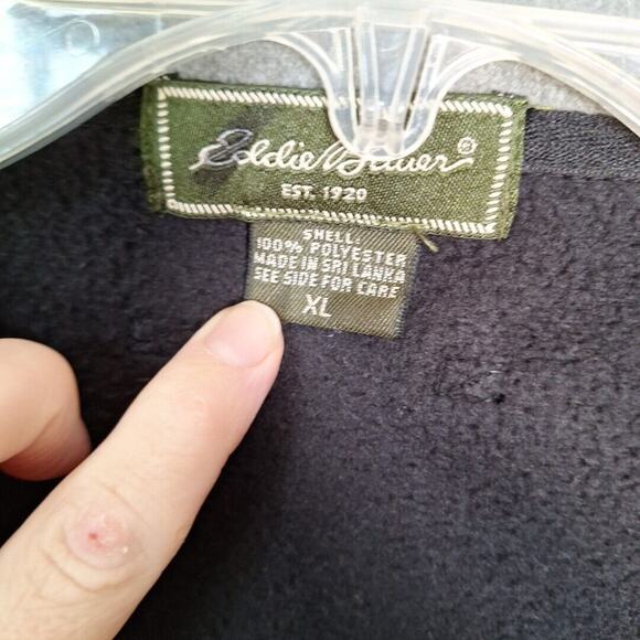 Eddie Bauer Windcutter Fleece Utility Hiking Sport Vest Men Size XL Workwear - Picture 10 of 10